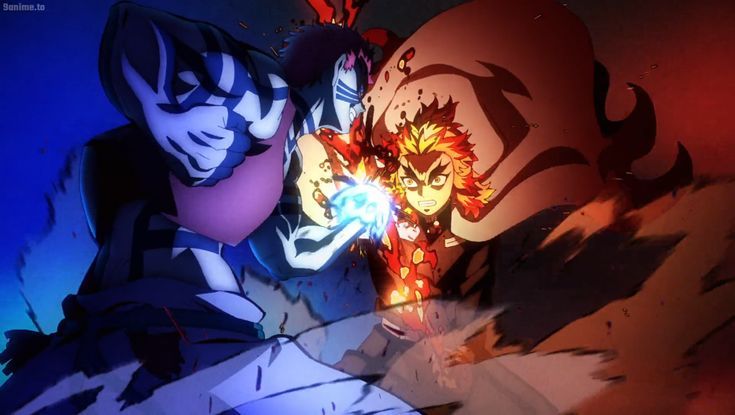 Rengoku vs Akaza